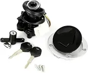 Motorcycle Fuel Gas Cap Ignition Switch Seat Lock Key Fit for Kawasaki Z1000SX Ninja ZX-6R ZX6R ZX636 2011 2012 2013 2014 2015 2016