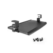 EHO Clamp-On Retractable Adjustable Keyboard Tray, Under Desk Ergonomic Keybo...