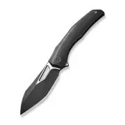 WE Knife Ignio Frame Lock WE22042B-1 Black Titanium 20CV Stainless Pocket Knives