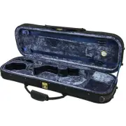 SKY 4/4 Full Size Violin Oblong Case Lightweight with Hygrometer Black/Deep B...