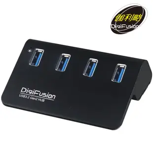 伽利略 USB3.2 Gen2 4埠 Hub 鋁合金