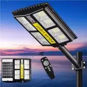 100000LM Outdoor Solar Powered LED Light Motion Sensor Street Lights Flood Lamp