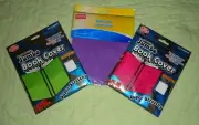 lot of 4*Book covers*Pink Purple*Green*Sox New Stretch Fabric text jumbo xxl