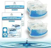 Crystal Pure Cartridge for Braun Clean & Renew Replacement Refills Compatible with All SmartCare Cleaning Centers Shavers 2-Pack