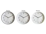 bulk 6 Modern Round Wall Clock, 40cm