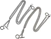 [ROMISBABA] 2Pcs Pocket Watch Chains Creative Hanging Chains with Durable Claw Closure Retro Design and for Pocket Watches and Decorative
