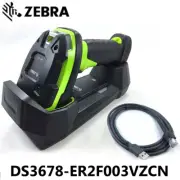 Zebra DS3678-ER2F003VZCN 2D/1D Cordless Bluetooth Barcode Scanner USB Kit+Cradle