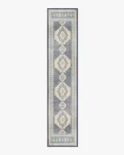 75' x 365' | Machine Washable Runner Rug | Kid & Pet Friendly | Indoor Rug | Rayne Soft Navy Flatwoven Rug | Ruggable