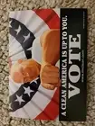 Patriotic Advertising MR. CLEAN Flag Bunting "VOTE" 2000 Politics 4"x6" Postcard