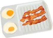 1 Pcs Kitchen Microwave Bacon Maker Egg Cooker for Breakfast Kitchen Cooking