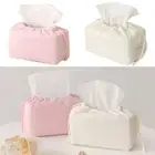 Heart-shape Pattern Cotton Napkin Holder Car Paper Boxes Home Room Decor