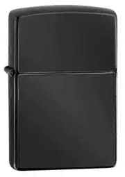 Zippo 24756, Classic High Polish Black Finish Lighter, Full Size
