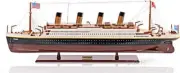 Ship Model Watercraft Traditional Antique Titanic Boats Sailing Medium Painted