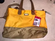 Storksak Tote Bag Yellow, Baby Nappy Diaper Bag