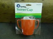 Vintage Gerber Trainer Cup With Spout Lid - RED (6 fL oz) (177ml)1986*BN