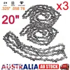3X Chainsaw Chains 325 058 76DL for MTM 58SX WITH 20" bar QUALITY PREMIUM Saw