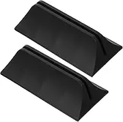 HOMSFOU 2Pcs Plastic Desk Partition Support Clip Adjustable Privacy Panel Clamp for Office Desktop Divider and Easy to Install Glass Baffle Clip Reliable Stability