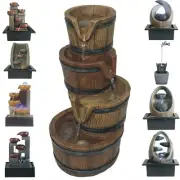 Water Fountain, Water Feature, Quality Polyresin Water Fountain with LED Light