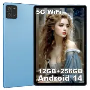 2024 Android 14 Tablets 12GB+256GB 10.1" Google Octa Core 8000mAh 1920x1200 PC