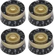 ECSiNG 4Pcs 6mm Guitar Control Knobs Replacement Compatible with Gibson Compatible with Les Paul Compatible with Epiphone Style Electric Guitar Accessories
