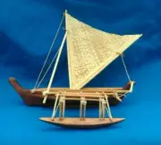 Rangiroa Outrigger Canoe Model