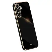 Phone Case For Samsung Galaxy S25, TPU Phone Cover with Electroplating Frame