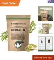 Certified Organic Moringa Leaf Powder 250g Nutrient-Packed Superfood with 200...