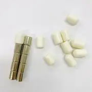 10X Neo Push Pin Magnets with Reusable WHITE Caps | Fridge Whiteboard Hold Memo