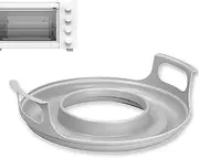 Microwave Cools Plate and Spillover Caddy,Heat Resistant Microwave Caddy Bowl Holder for Plates Bowls | Microwave Cools Caddy with Handles,Microwave Holder Kitchen Tools