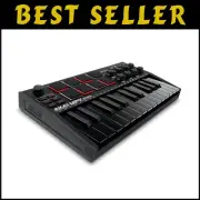 MPK Mini MK3 USB MIDI Controller - 25 Velocity-Sensitive Keys with NKS Support