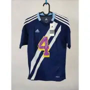 Adidas Climalite Women #4 Shirt Football Soccer Jersey Sport Blue Size Size