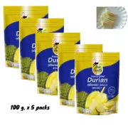 Freeze Dried Durian Monthong Natural100% Thailand Fruit Healthy Snack Halal 100g