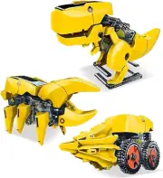 STEM Kids Solar Powered Dinosaur Robot Educational Learning Engineering Building