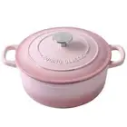EDGING CASTING Enameled Cast Iron Covered Dutch Oven with Lid Round Pot for B...