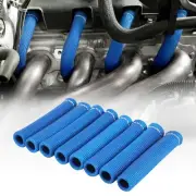 Spark Plug Header Boots 2500° Spark Plug Heat Shield Sleeve Wire Cover Wrap f...