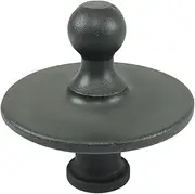Silscvtt Gooseneck Ball Adapter Trailer Hitch Fifth Wheel Kingpin to 2-5/16 Inch Gooseneck Ball Towing Receiver Adapter Black