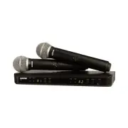Shure BLX288/PG58 UHF Wireless Microphone System - Perfect for Church, Karaoke,