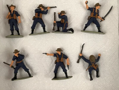 Original Airfix WWII Ausssies & Gurkhas - Converted and Painted by the Owner