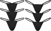 [SAKVILSEC] Women Cotton G-String Thongs T Back Underwear Panties Sexy Low Waist Micro Temptation Lingeries