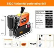 Portable Small Horizontal Hole Drill Magnetic Base Electric High-Altitude Holes