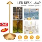 LED Desk Table Lamp Touch Dimmable Bedside Cordless Night Light USB Rechargeable