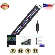 LED Aquarium Light with Timer – Full Spectrum for 48-60 Inch Freshwater Tanks