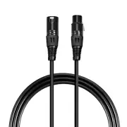 XLR 5 Pin Female TO XLR 3 Pin Male DMX Turnaround Adapter Cable 1.5ft