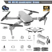 4DRC F3 Drone GPS FPV WiFi 4k Dual HD Camera Follow Me Quadcopter Foldable+2B
