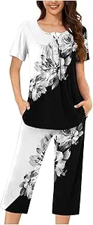 [Generic] Lightweight Jacket Women Dressy Mid Length Pants Suit for Women Women Tuxedo Pants Suits (#B-Black, L)