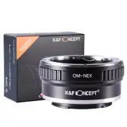 K&F Concept adapter for Olympus OM mount lens to Sony E mount NEX a5000 A7II