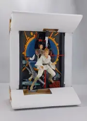 Star Wars Code 3 Resin 3D A New Hope 1976 Convention Movie Poster Sculpture NEW