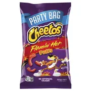 Cheetos Flamin' Hot Puffs Party Bag 150g