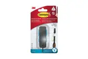BATH43 Command Bathroom Medium Bath Hook Matte Black (One Colour) (One Size)