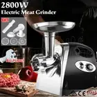 2800W Electric Meat Grinder Sausage Stuffer Maker Mincer Machine Kibbe Home New